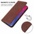 For OPPO Reno Z Magnetic Closure Leather Phone Case(Brown)