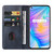 For Realme Q2 Magnetic Closure Leather Phone Case(Blue)