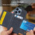 For iPhone 14 Pro Double Buckle Card Slots PU+TPU Phone Case(Grey)