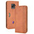 For ZTE Nubia Red Magic 7S Pro Magnetic Buckle Retro Texture Leather Phone Case(Brown)