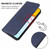 For Honor X7 Magnetic Closure Leather Phone Case(Blue)