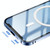 For iPhone 14 Pro Max MagSafe Frosted Metal Phone Case (Silver)