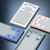 028 Portable Foldable Aluminum Alloy Phone Live Holder(Blue)