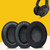 2 PCS Breathable Foam Headphone Sleeves Earmuffs For Sennheiser HD200 Pro, Spec: Wrinkled