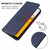 For Samsung Galaxy A03 Core Magnetic Closure Leather Phone Case(Blue)