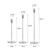 3 PCS / Set Home Decoration Wedding Wrought Iron Candle Holder, Style: Thin Bottom (Imitation Gold)