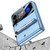 For Samsung Galaxy Z Flip4 GKK Magnetic Full Coverage Phone Flip Case with Pen(Blue)