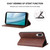 For Sharp Aquos Sense 3 Plus Magnetic Closure Leather Phone Case(Brown)