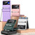 For Samsung Galaxy Z Flip4 GKK Magnetic Full Coverage Phone Flip Case with Pen(Purple)
