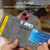 For iPhone 14 Plus Double Buckle Card Slots PU+TPU Phone Case (Grey)