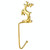 Christmas Decorative Hook Cartoon Christmas Hanger, Spec: Gold Deer