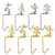Christmas Decorative Hook Cartoon Christmas Hanger, Spec: Gold Deer