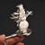 Christmas Decorative Hook Cartoon Christmas Hanger, Spec: Gold Deer