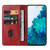 For Samsung Galaxy S20 FE 5G / S20 FE / S20 Lite /  S20 FE 2022 Magnetic Closure Leather Phone Case(Red)