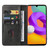 For Samsung Galaxy M22 / A22 4G Magnetic Closure Leather Phone Case(Black)