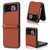 For Samsung Galaxy Z Flip4 5G Straw Mat Texture Lanyard Phone Case(Brown) For Samsung Galaxy Z Flip4 5G Straw Mat Texture Lanyard Phone Case(Brown)