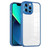 For iPhone 13 Cat-eye Electroplating TPU + Acrylic Phone Case(Blue)