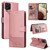 For Samsung Galaxy A42 5G GQUTROBE Skin Feel Magnetic Leather Phone Case(Rose Gold)