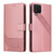 For Samsung Galaxy A42 5G GQUTROBE Skin Feel Magnetic Leather Phone Case(Rose Gold)