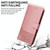 For Samsung Galaxy A42 5G GQUTROBE Skin Feel Magnetic Leather Phone Case(Rose Gold)