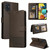 For Samsung Galaxy A51 4G GQUTROBE Skin Feel Magnetic Leather Phone Case(Brown)