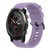 For Amazfit 3 22mm Solid Color Soft Silicone Watch Band(Purple)