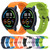 For Xiaomi MI Watch Color 2 22mm Solid Color Soft Silicone Watch Band(White) For Xiaomi MI Watch Color 2 22mm Solid Color Soft Silicone Watch Band(White)
