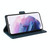 For Samsung Galaxy S21+ 5G GQUTROBE Skin Feel Magnetic Leather Phone Case(Blue)