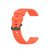 For Garmin Venu 20mm Solid Color Soft Silicone Watch Band(Red)