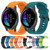 For Garmin Venu 20mm Solid Color Soft Silicone Watch Band(Red)