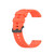 For Garmin Forerunner 158 20mm Solid Color Soft Silicone Watch Band(Red)