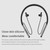 k18 Wireless Bluetooth Neck-mounted Magnetic Noise Cancelling Earphone with Digital Display Function(Silver)