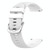 For Huawei Band B5 18mm Solid Color Silicone Watch Band(White)