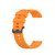 For Amazfit GTR 3 Pro 22mm Solid Color Soft Silicone Watch Band(Orange)