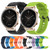 For Huawei Watch GT2 42mm 20mm Solid Color Soft Silicone Watch Band(Lime Green)