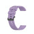 For Garmin Forerunner 55 20mm Solid Color Soft Silicone Watch Band(Purple)