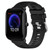 For Amazfit Pop Pro 20mm Solid Color Soft Silicone Watch Band(Black)
