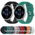 For Garmin Venu 2 Plus 20mm Solid Color Soft Silicone Watch Band(Green)