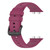 For OPPO Watch 3 Soft Silicone Watch Band(Wine Red)