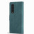 For Samsung Galaxy Z Fold3 5G Forwenw Dual-side Buckle Leather Phone Case(Dark Cyan)
