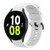 For Samsung Galaxy Watch 5 40mm 20mm Solid Color Soft Silicone Watch Band(White)
