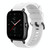 For Amazfit GTS 2E 20mm Solid Color Soft Silicone Watch Band(White) For Amazfit GTS 2E 20mm Solid Color Soft Silicone Watch Band(White)