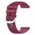 For Amazfit GTR 2e 22mm Solid Color Soft Silicone Watch Band(Wine Red)