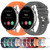 For Amazfit GTR 2e 22mm Solid Color Soft Silicone Watch Band(Wine Red)