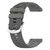 For Xiaomi MI Watch Color 22mm Solid Color Soft Silicone Watch Band(Dark Grey)