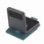 For Samsung Galaxy Z Flip4 Forwenw Dual-side Buckle Leather Phone Case(Dark Cyan)