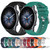 For Amazfit GTR 3 Pro 22mm Solid Color Soft Silicone Watch Band(Wine Red)