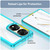For Honor 70 Pro+ 5G Colorful Series Acrylic + TPU Phone Case(Transparent Blue)