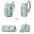375 Large-capacity Waterproof and Wear-resistant Crossbody Travel Backpack(Taro Purple)