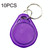 10PCS IC Access Control Card Entree Control M1 Compatibel Fudan Rfid 13.56Mhz Keyfob Sleutelhanger Tag Sleutelhanger(Purple)